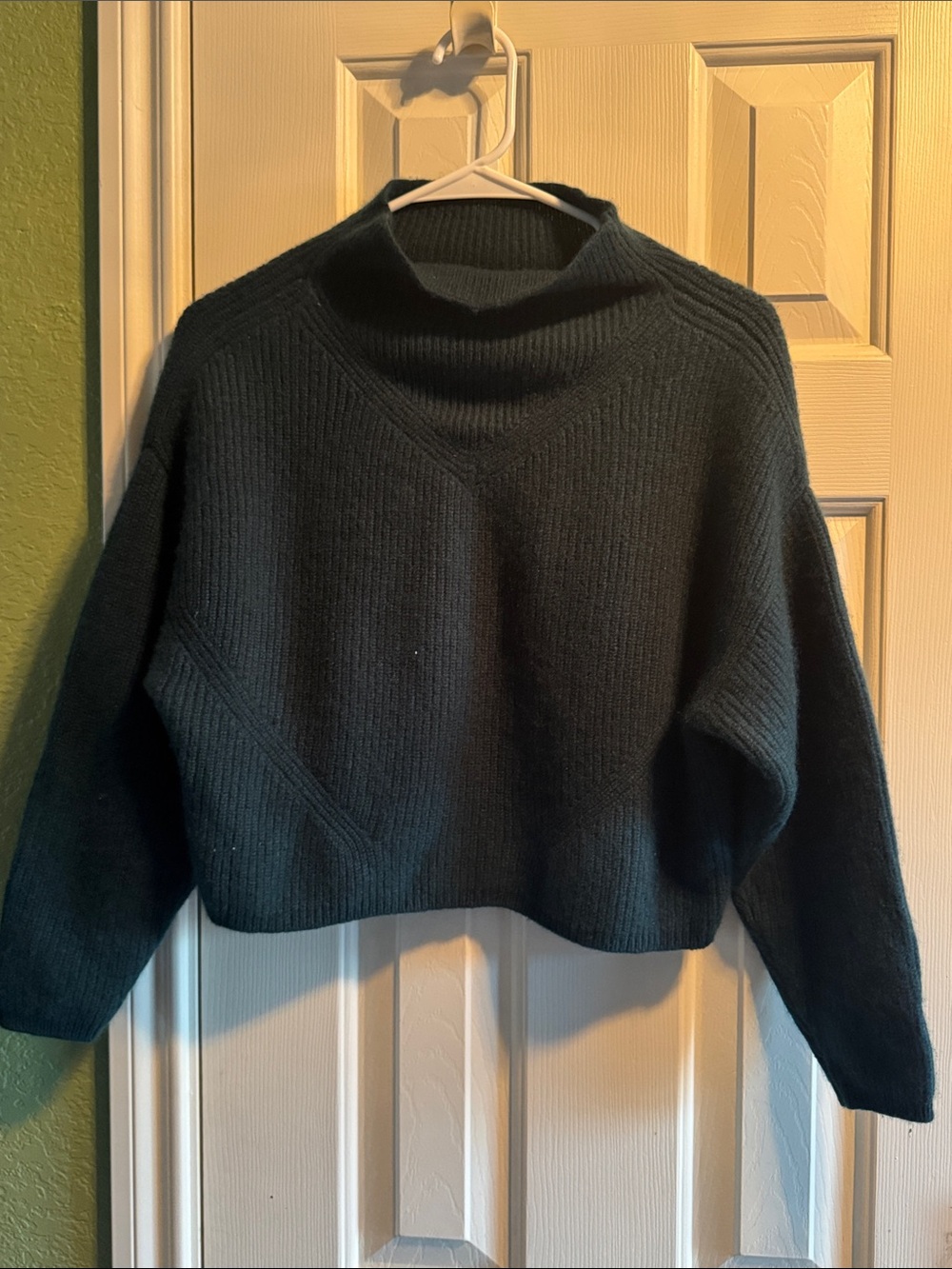 Anthropologie Enza cashmere cropped sweater